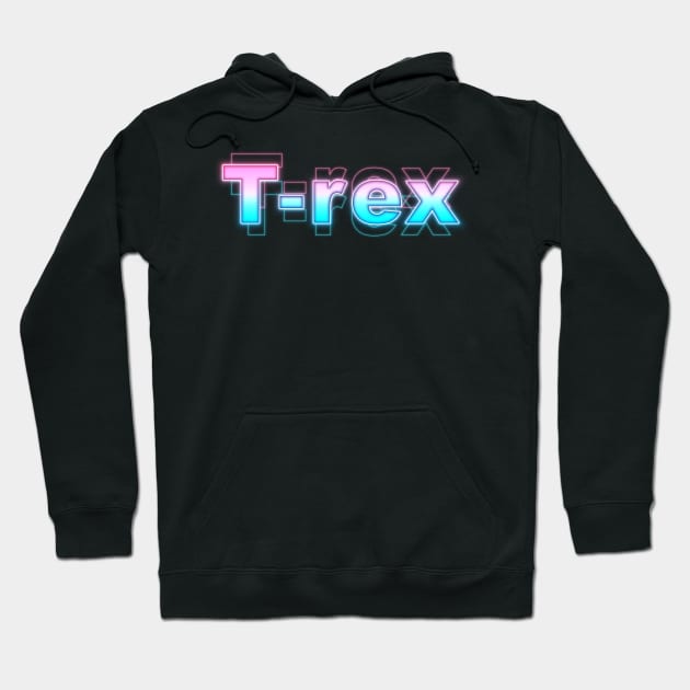 T-rex Hoodie by Sanzida Design